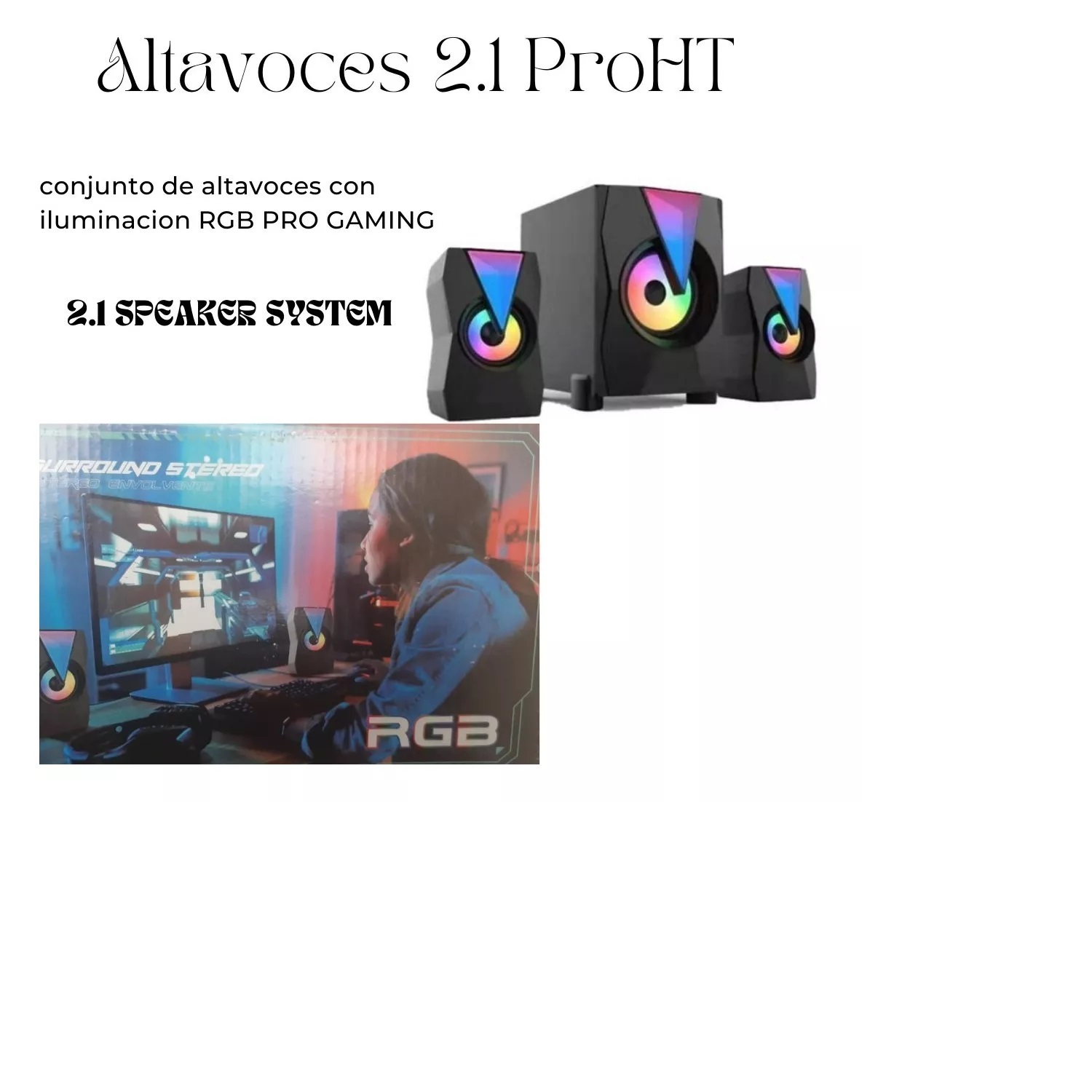 Miniatura 3 de PARLANTES RGB PROHT